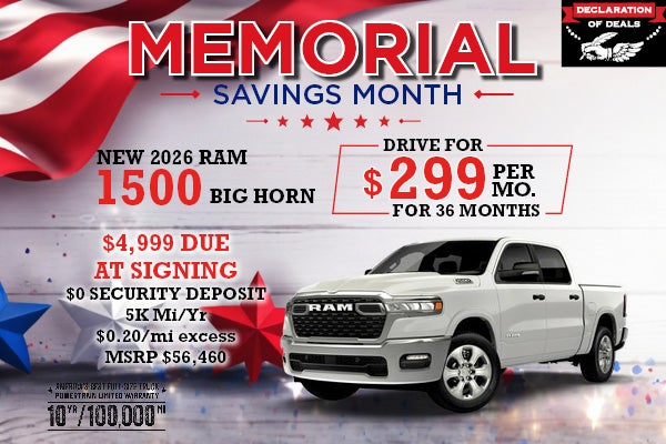 NEW 2026 RAM 1500 BIG HORN